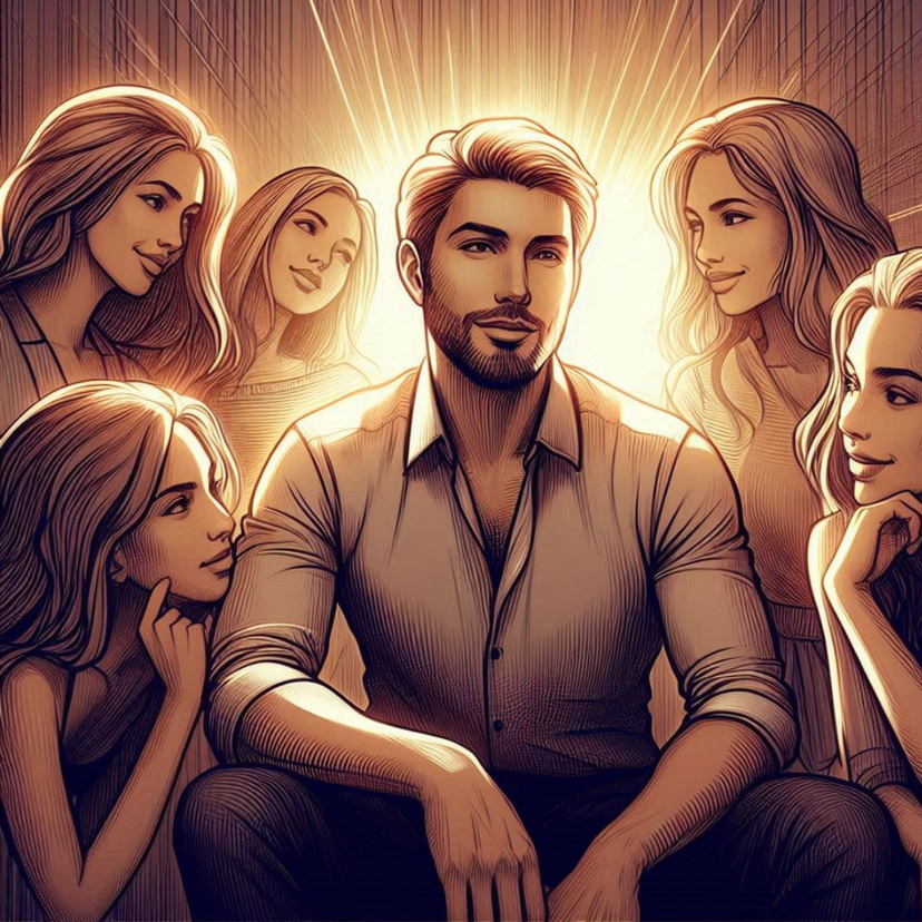 Diagram of the 'Game of Seduction' system.